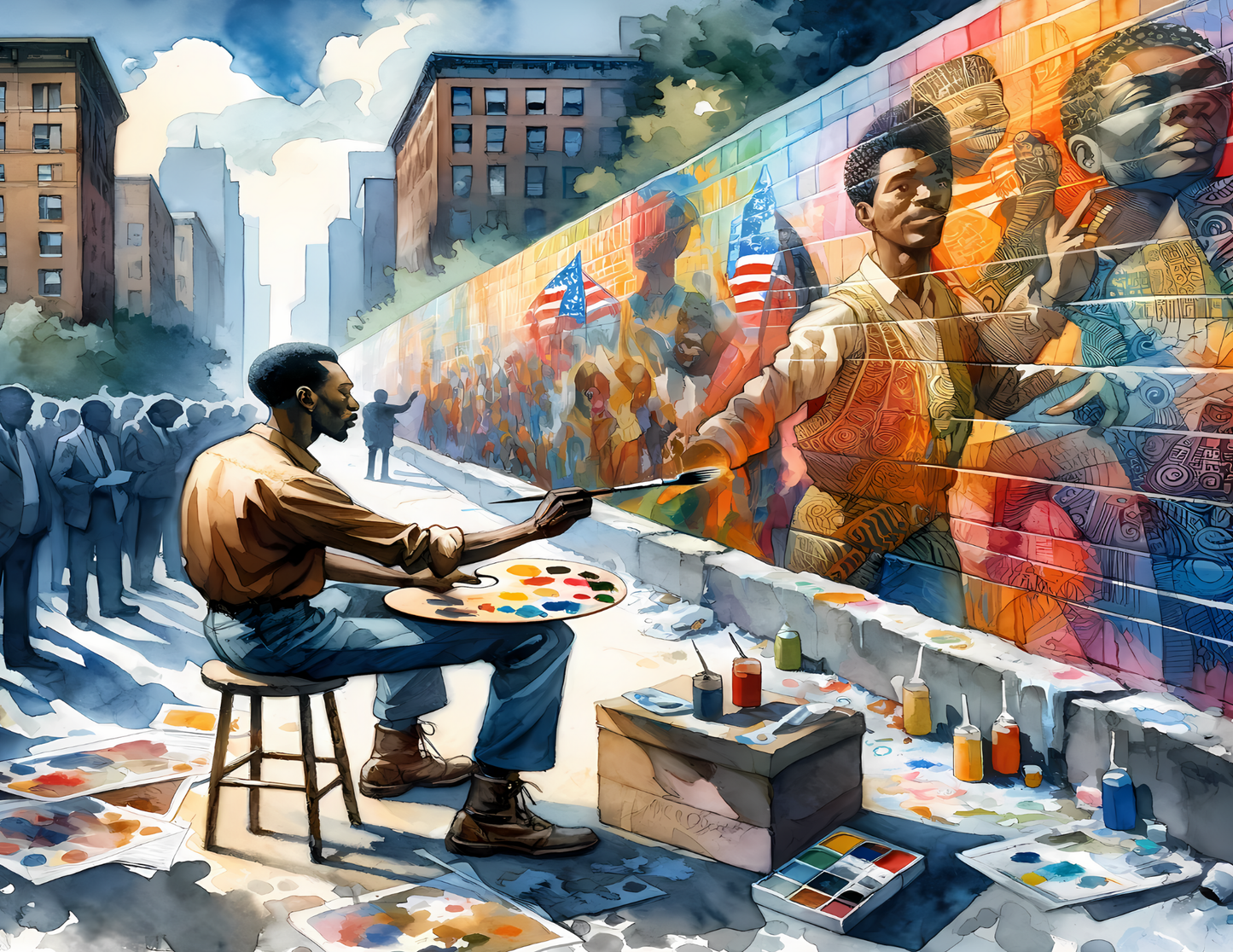 The Walk to Freedom Canvas Art