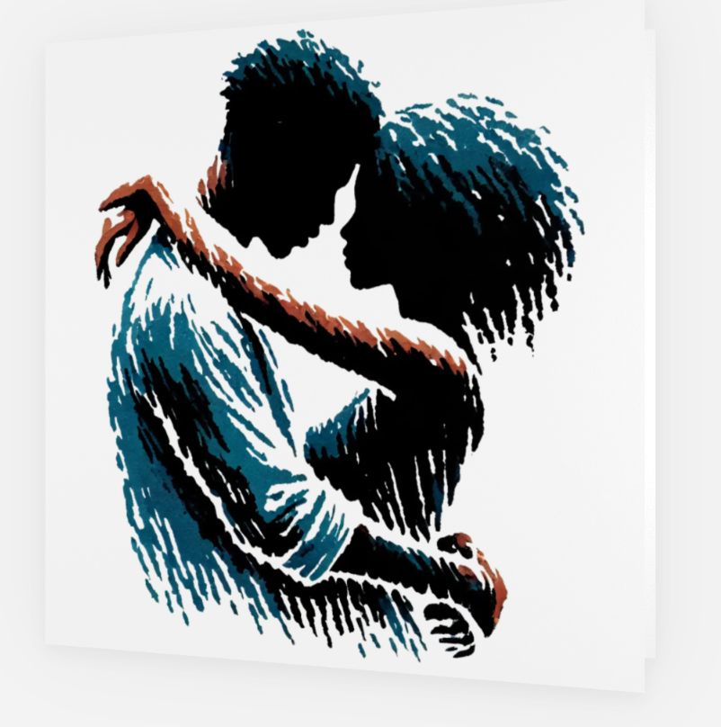 african-american couple in an embrace
