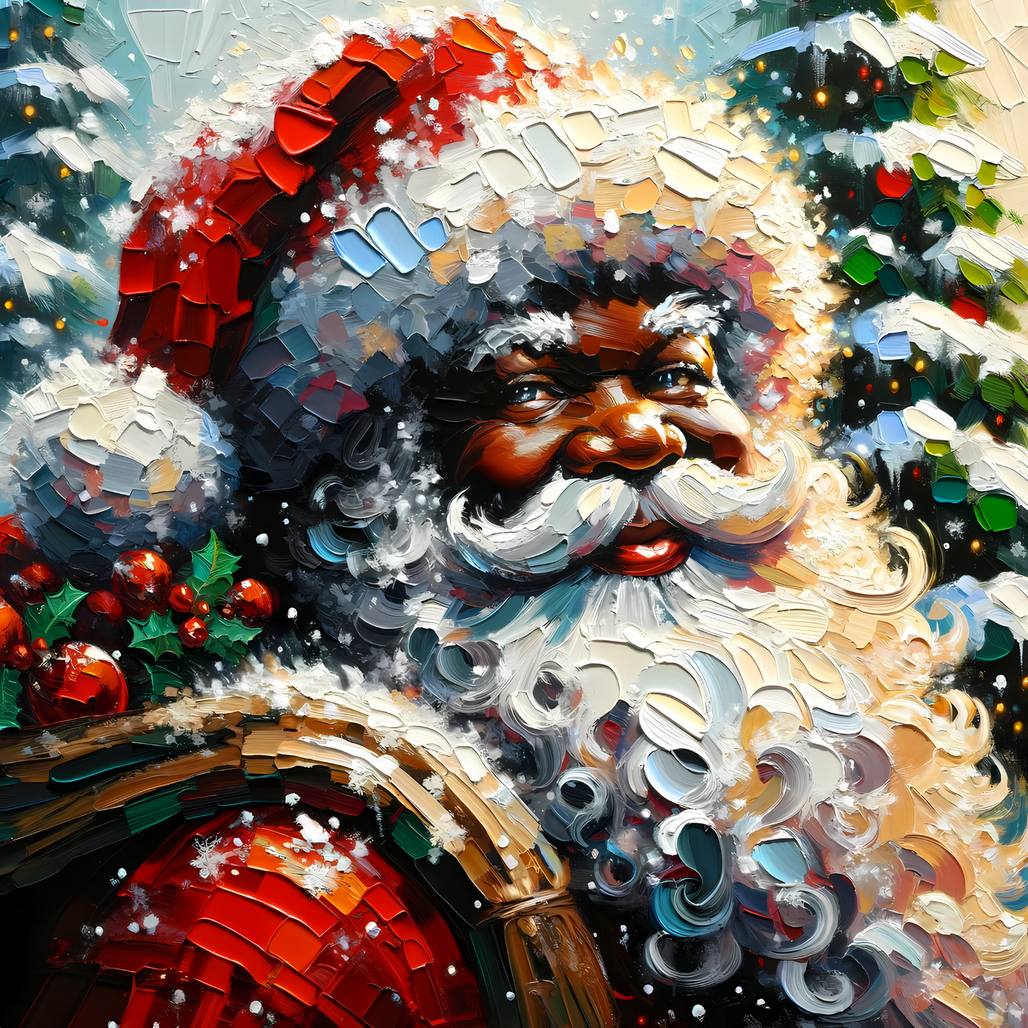 SANTA CANVAS PRINT