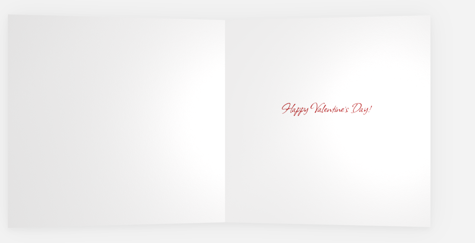 Happy Valentines Day! Inside Card