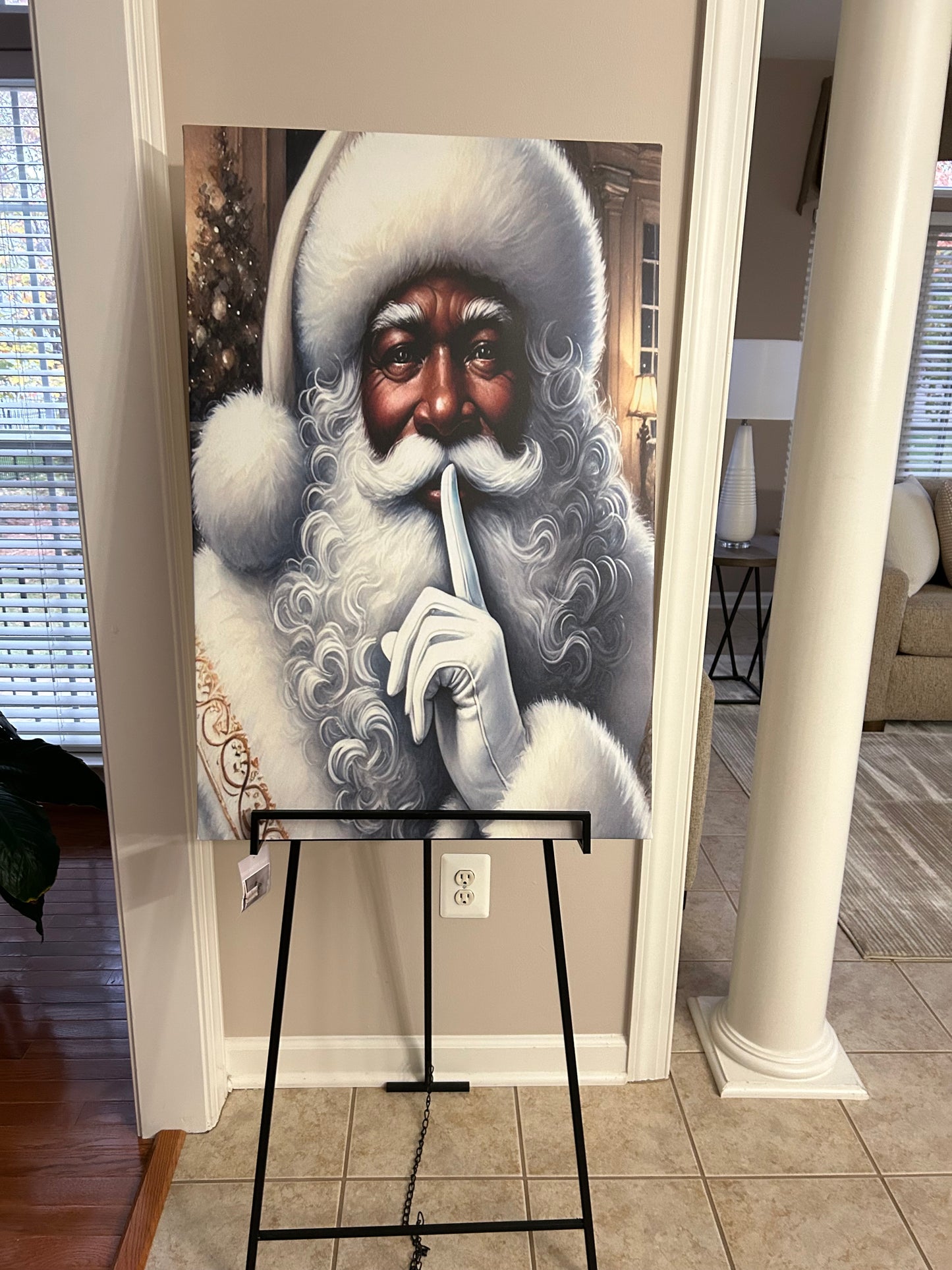 SANTA CANVAS PRINT