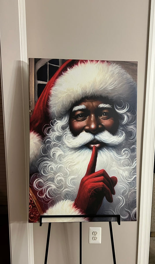 SANTA CANVAS PRINT