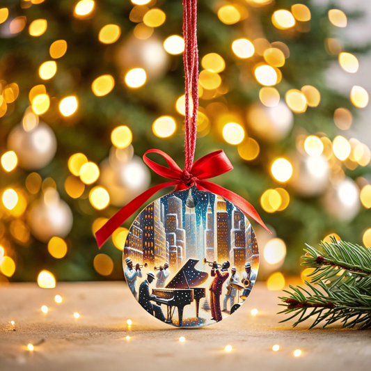 A Jazzy Winter Wonderland Ornament